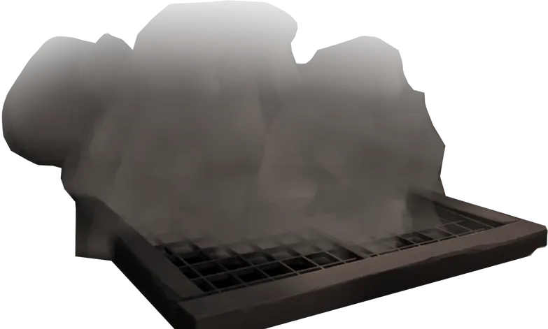 A Tough Crate, a buff statue, a Healing Snack and a Steam Vent