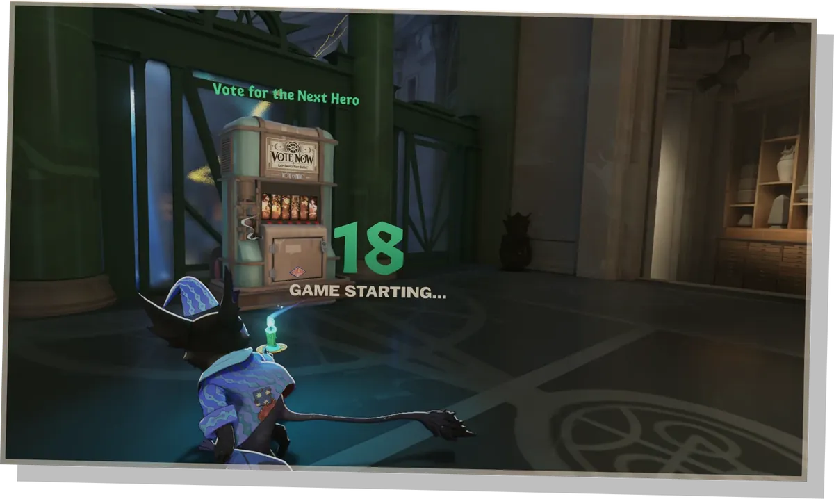 Voting now happens in the pregame lobby
